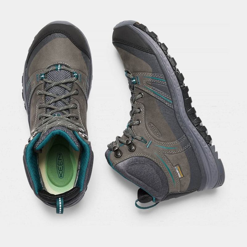 Keen Terradora Deri Waterproof Mid - Kadın Trekking Bot - Koyu Gri - Türkiye (098543TNO)